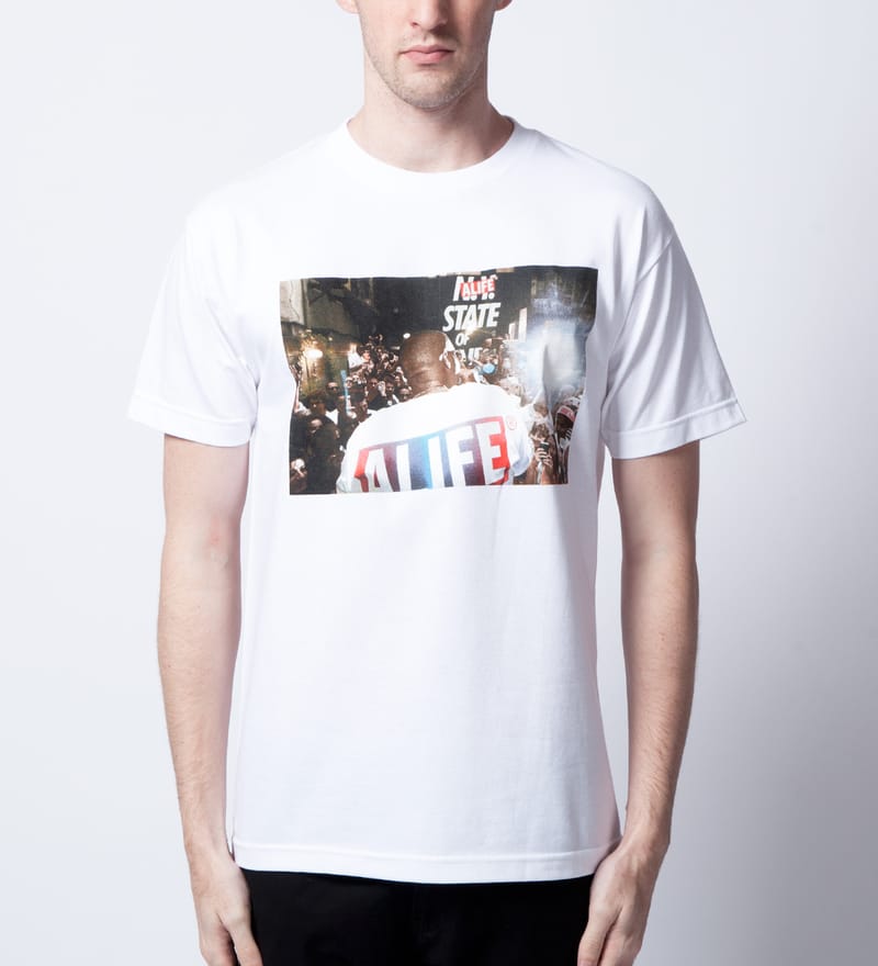 ALIFE - White NAS For Alife T-Shirt | HBX - Globally Curated