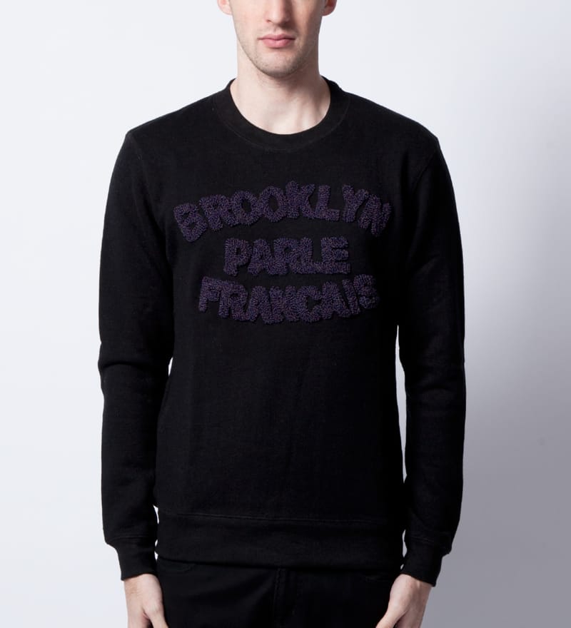 Brooklyn parle francais sweatshirt new arrivals