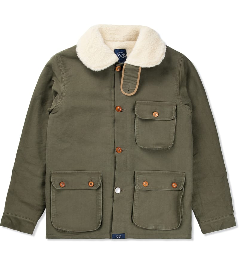 Bleu De Paname - Khaki Double Comptoir Jacket | HBX - Globally