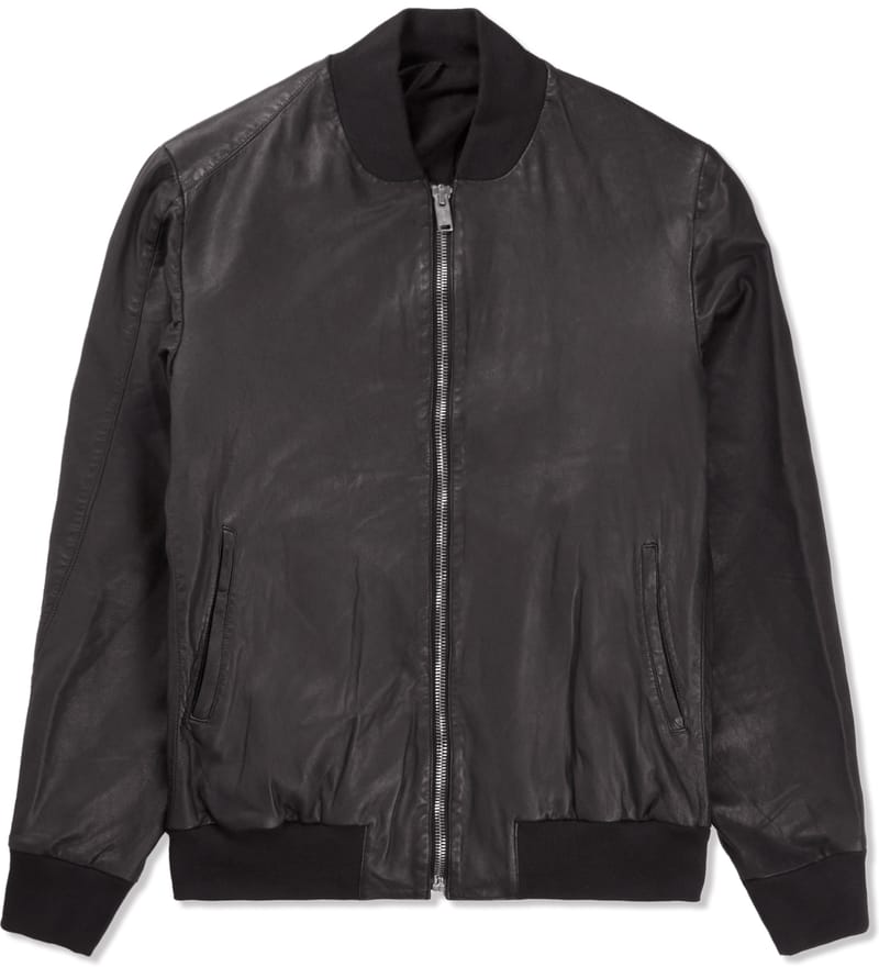 SILENT DAMIR DOMA - Black Juko MNS Leather Jacket | HBX