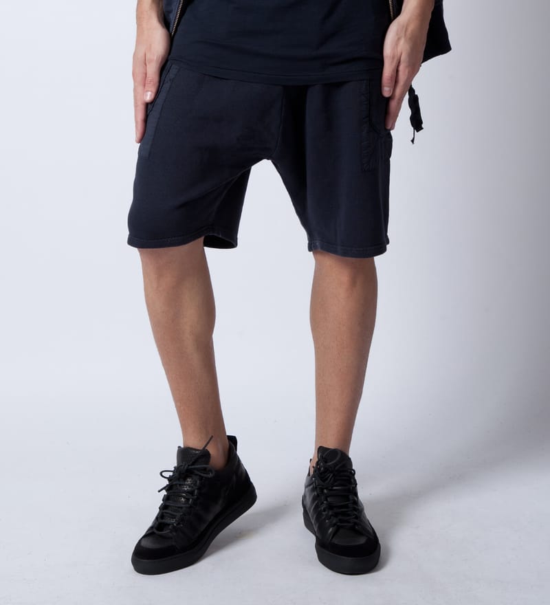 SILENT DAMIR DOMA - Midnight Blue Bleach Pam MNS Basic Sweat