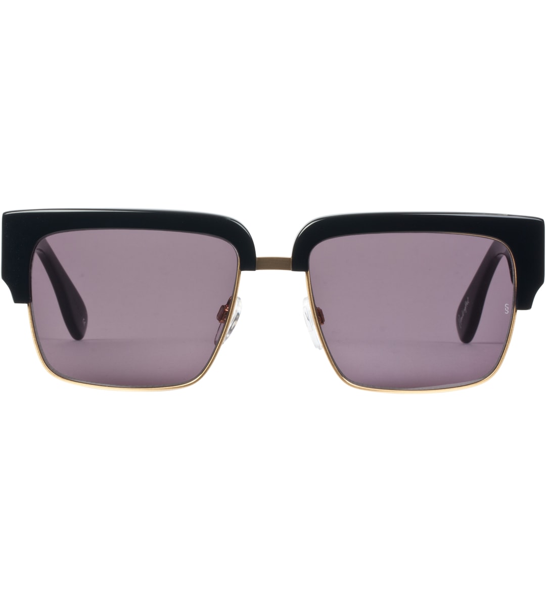 SUNDAY SOMEWHERE Black/Brushed Gold Little Gold Metal with Solid