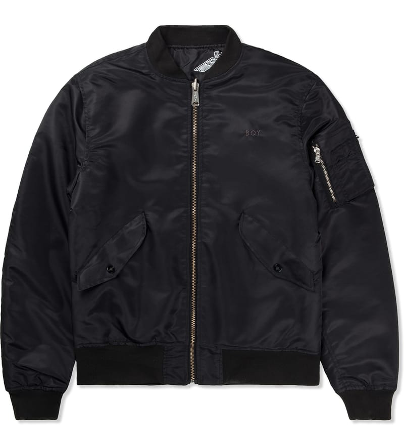 BOY London - Black Boy MA1 Jacket | HBX - Globally Curated Fashion