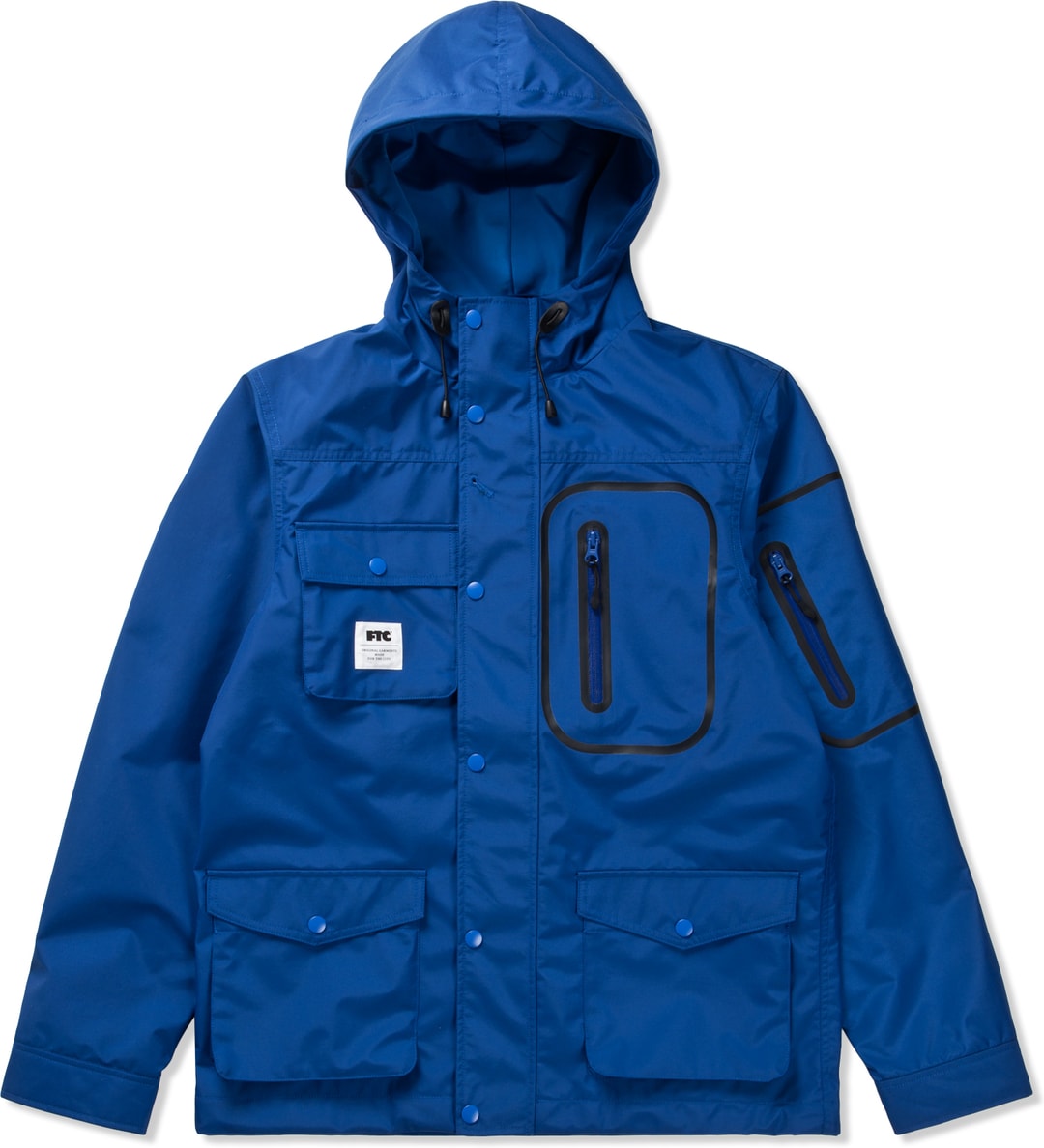 FTC - Blue Waterproof 3L MT Jacket | HBX - Globally Curated Fashion and ...