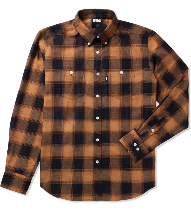 FTC - Yellow Ombre Plaid Nel B.D Shirt | HBX - Globally Curated