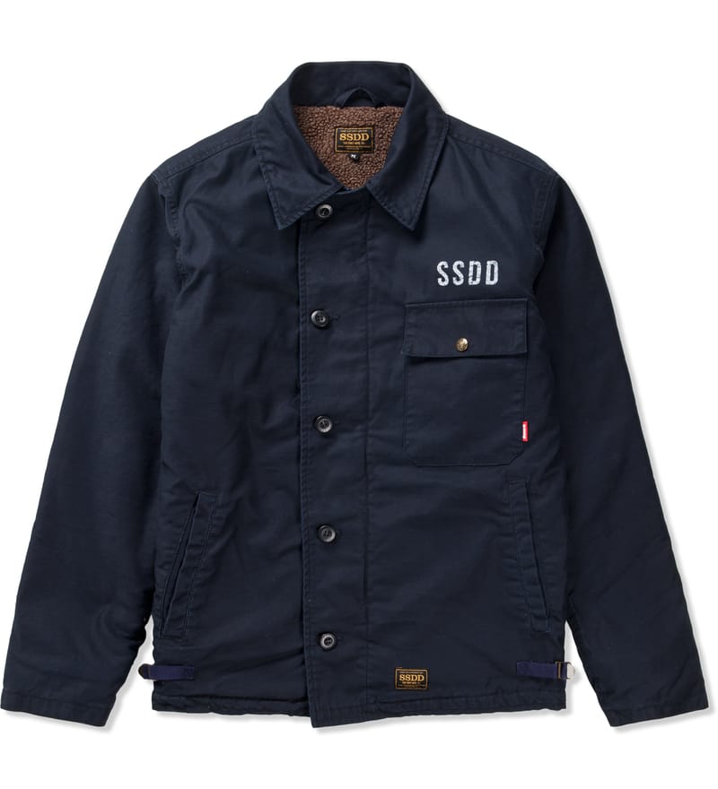 FUCT SSDD - Navy Deck Jacket | HBX - Globally Curated Fashion and