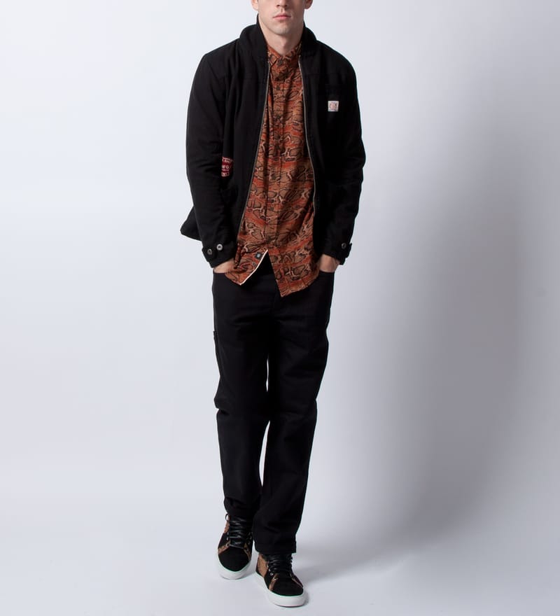 FUCT SSDD - Black Coverall Station Jacket | HBX