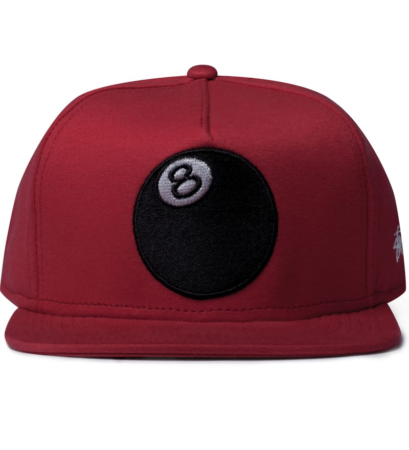 Stüssy - Red 8-Ball Jersey Cap | HBX - Globally Curated Fashion