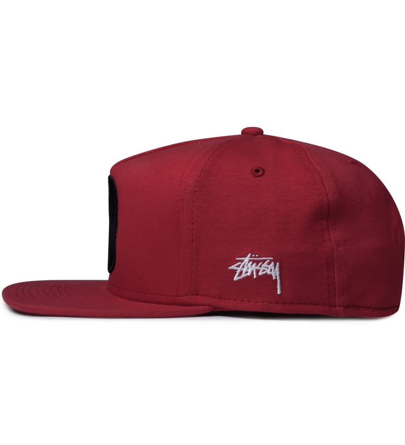 Stüssy - Red 8-Ball Jersey Cap | HBX