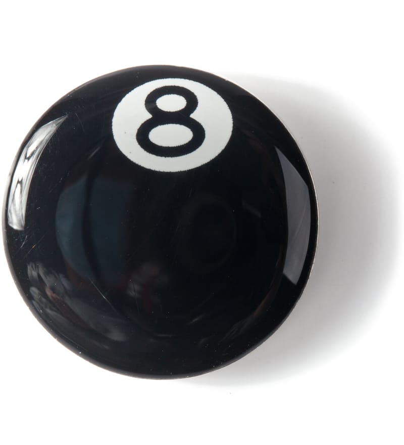 Stüssy - Black 8-Ball Pin | HBX