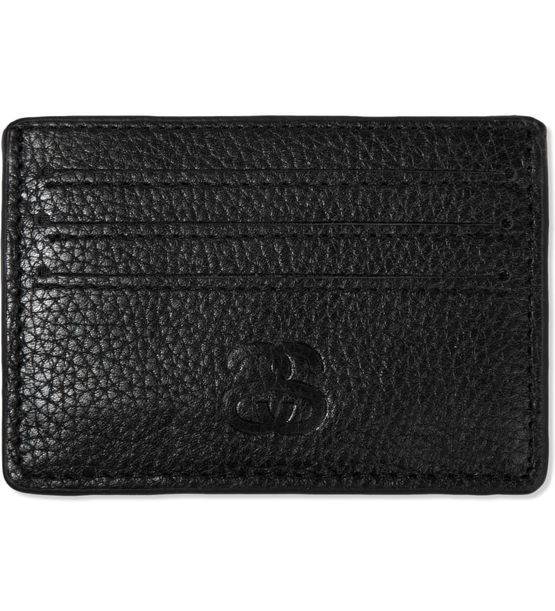 Stüssy - Black World Tour Card Wallet | HBX