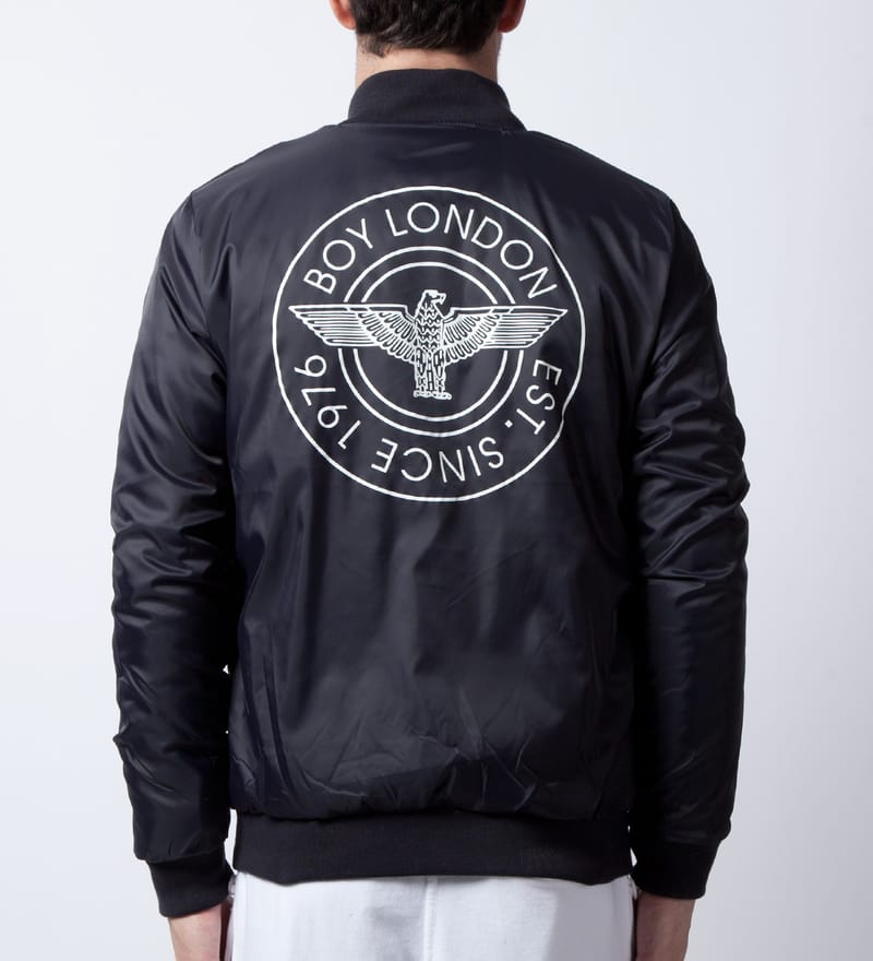 BOY London - Black Boy 1976 Baseball Jacket | HBX - Globally