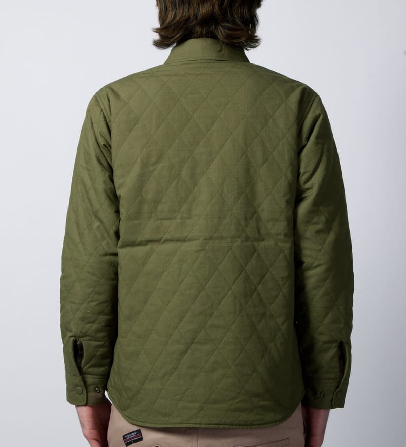 FTC - Khaki Reversible Puff Jacket | HBX - Globally Curated