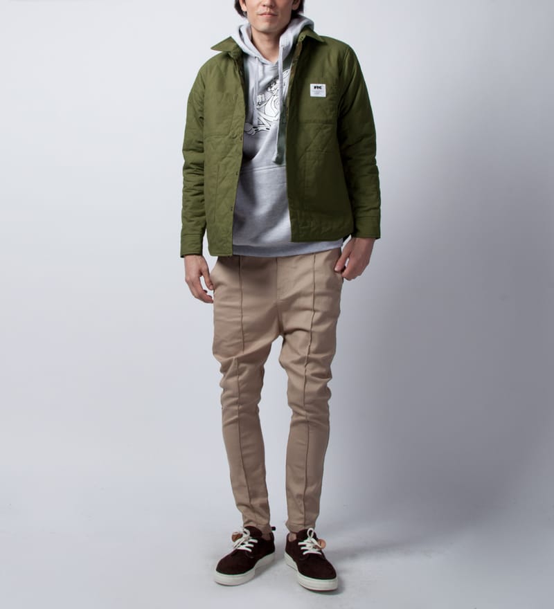 FTC - Khaki Reversible Puff Jacket | HBX - Globally Curated