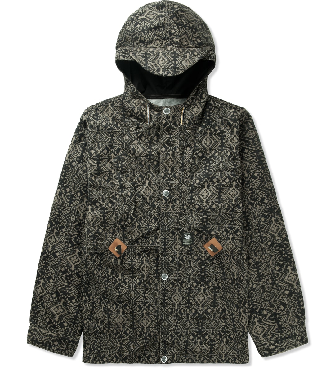 GARBSTORE - Tan Aztec Rydal Weekend Parka | HBX - Globally Curated ...