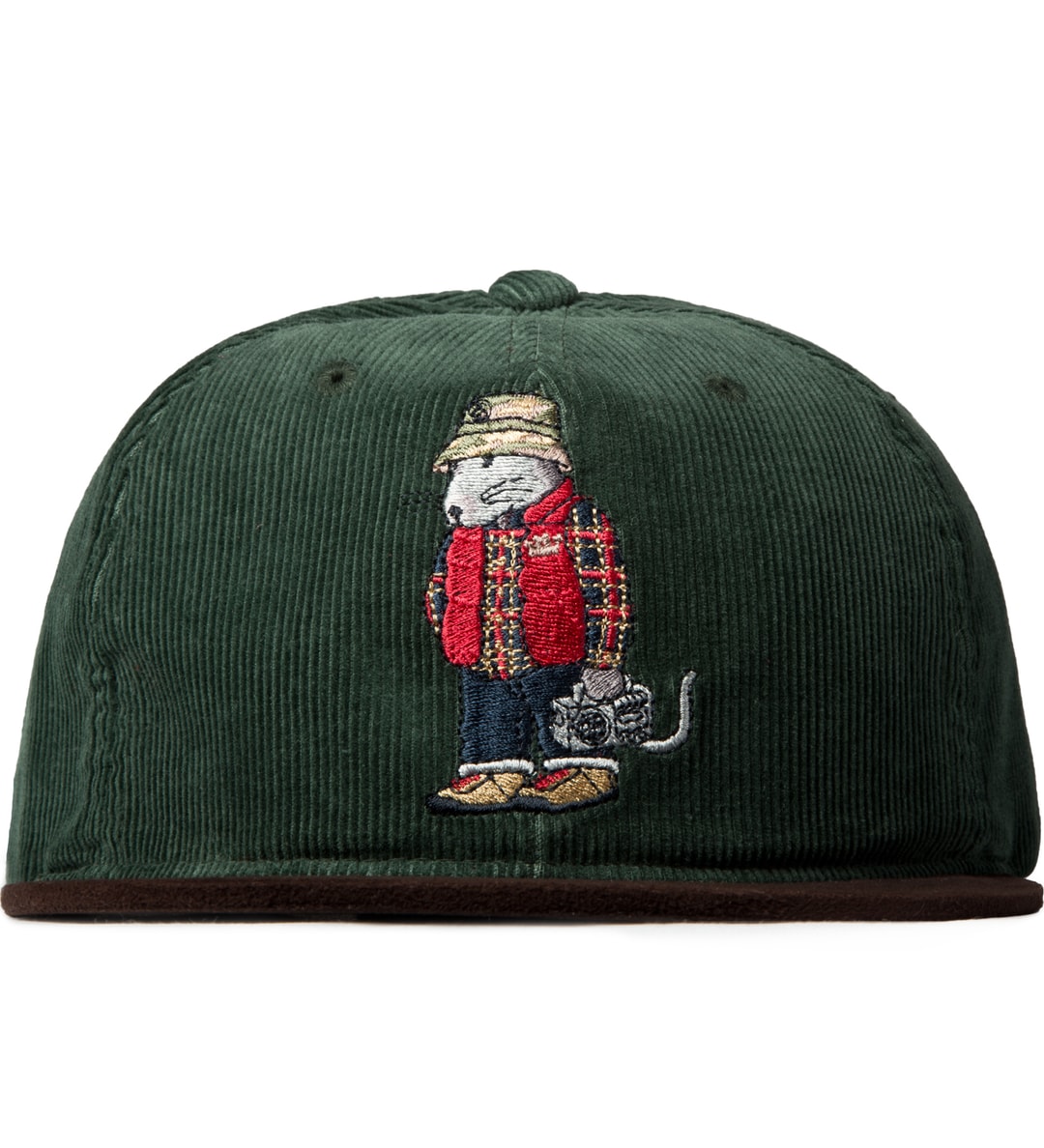 Stüssy - Green Rat Cord Cap | HBX - Globally Curated Fashion and ...
