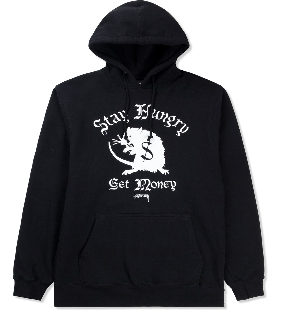 Stüssy Black Stay Hungry Hoodie HBX Globally Curated Fashion and