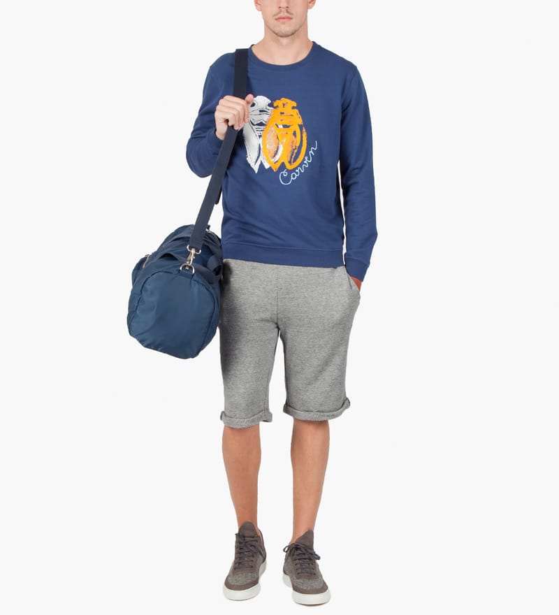 CARVEN - Navy Cricket Molleton Sweater | HBX - Globally Curated