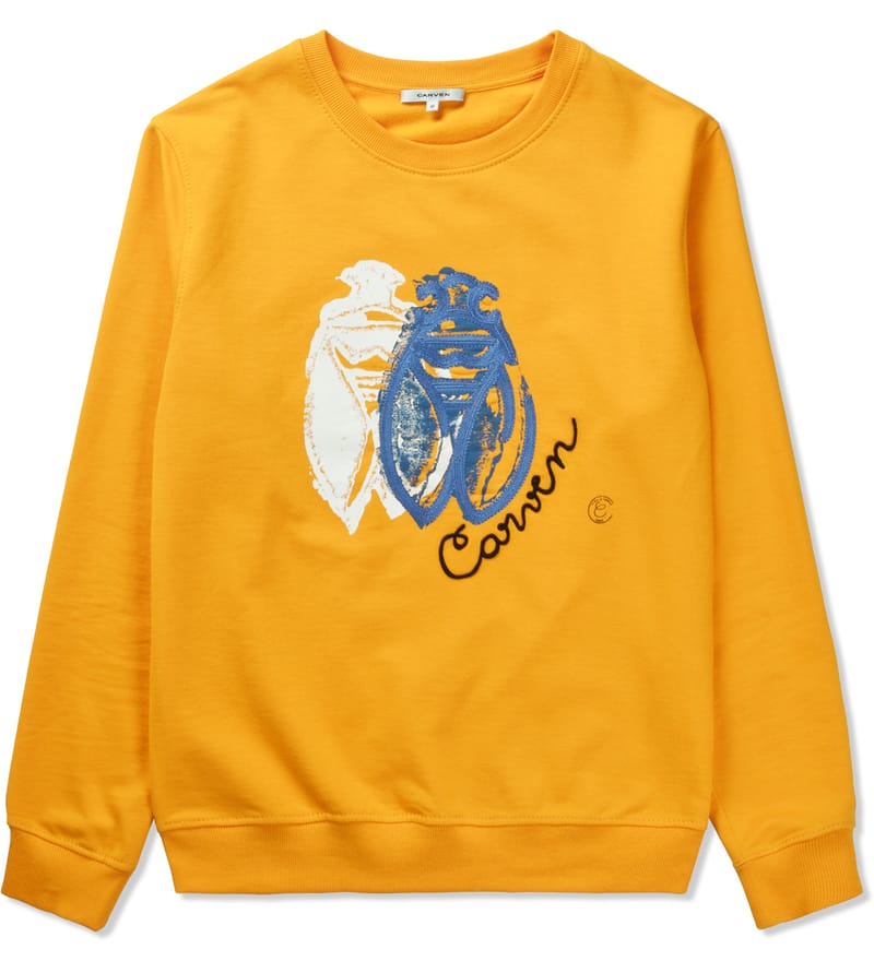 CARVEN - Orange VIF Cricket Molleton Sweater | HBX - Globally