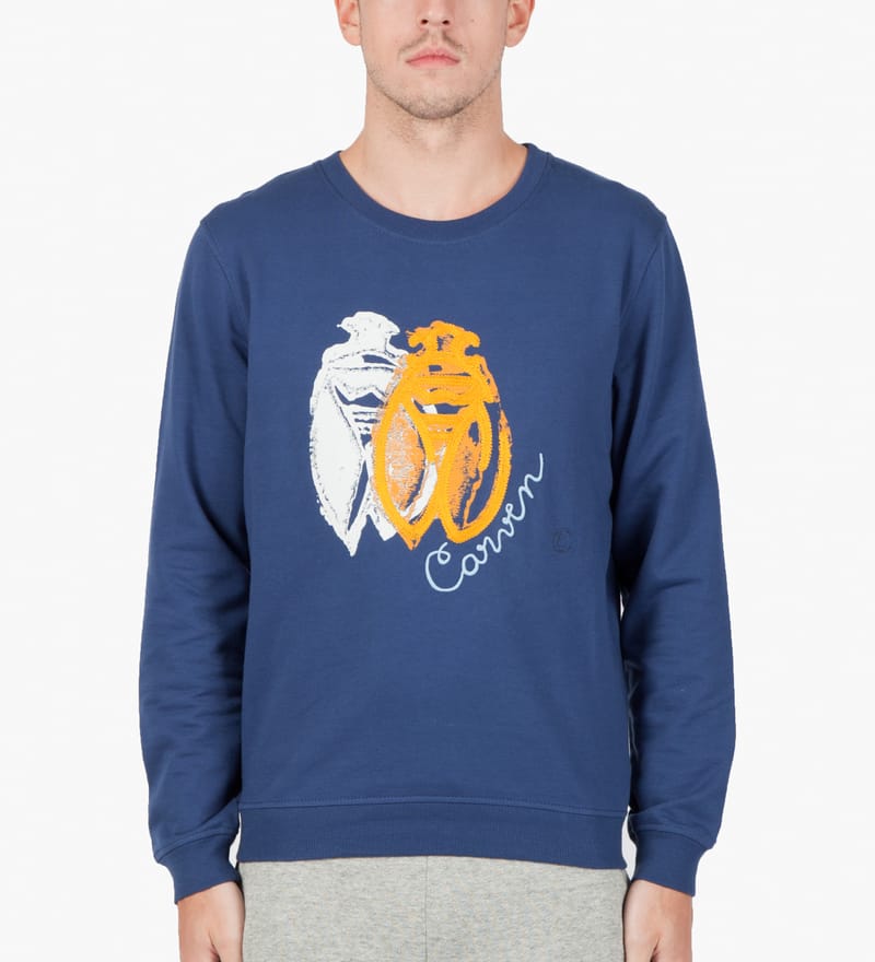 CARVEN - Navy Cricket Molleton Sweater | HBX - Globally Curated