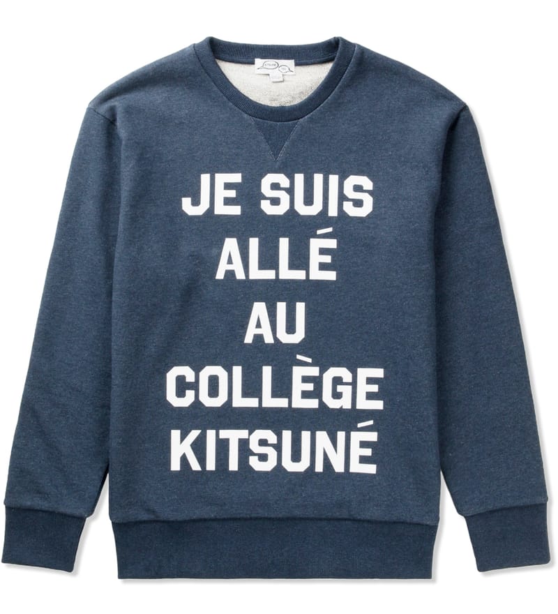 KITSUNE TEE スウェット キツネティー KITSUNE TEE ポルトガル製 BURGER SWEAT バーガー
