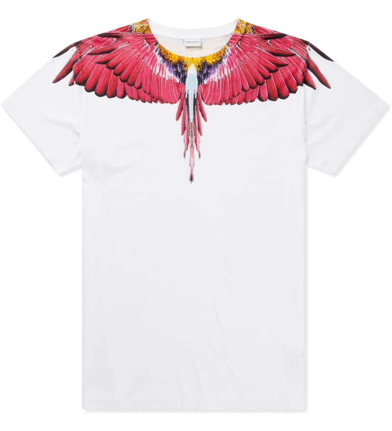 Marcelo Burlon - White Alas Red T-Shirt | HBX