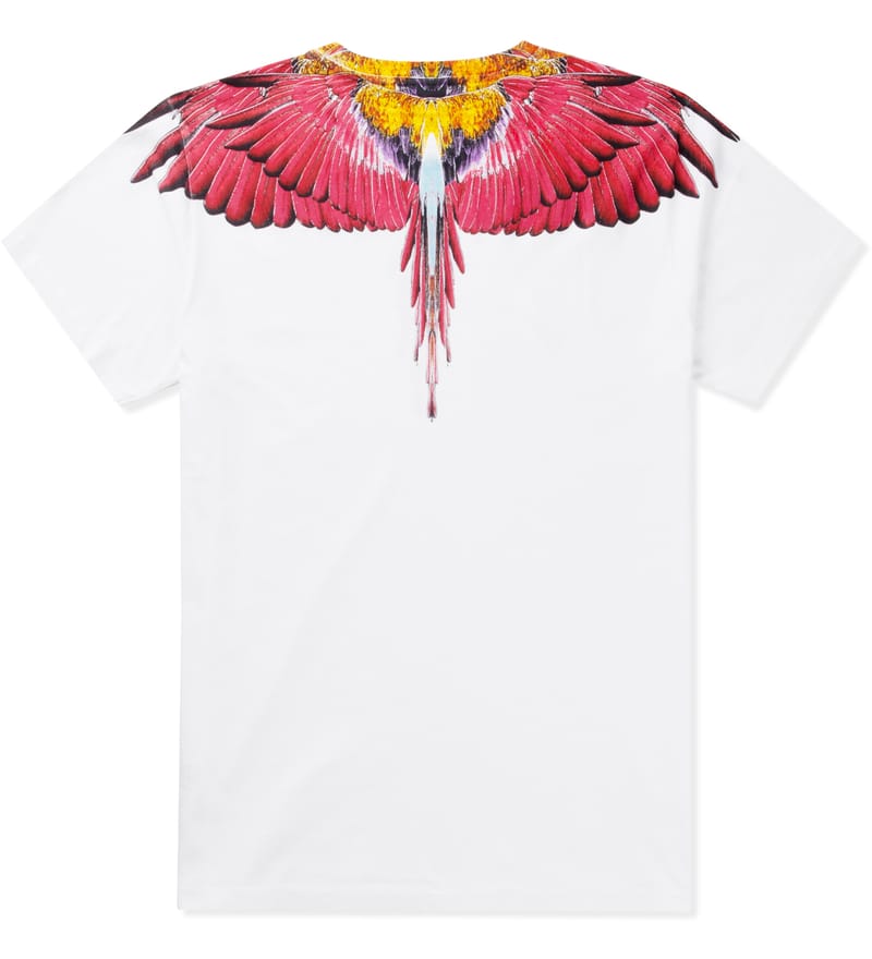 Marcelo Burlon - White Alas Red T-Shirt | HBX