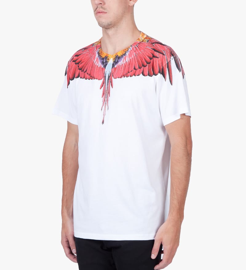 Marcelo Burlon - White Alas Red T-Shirt | HBX
