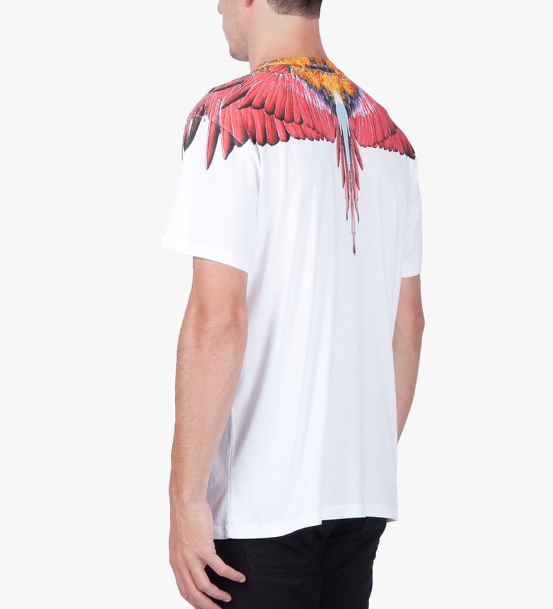 Marcelo Burlon - White Alas Red T-Shirt | HBX
