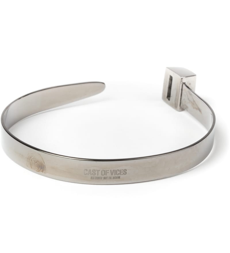 Cast of Vices - Black Medium Zip-Tie Bracelet | HBX