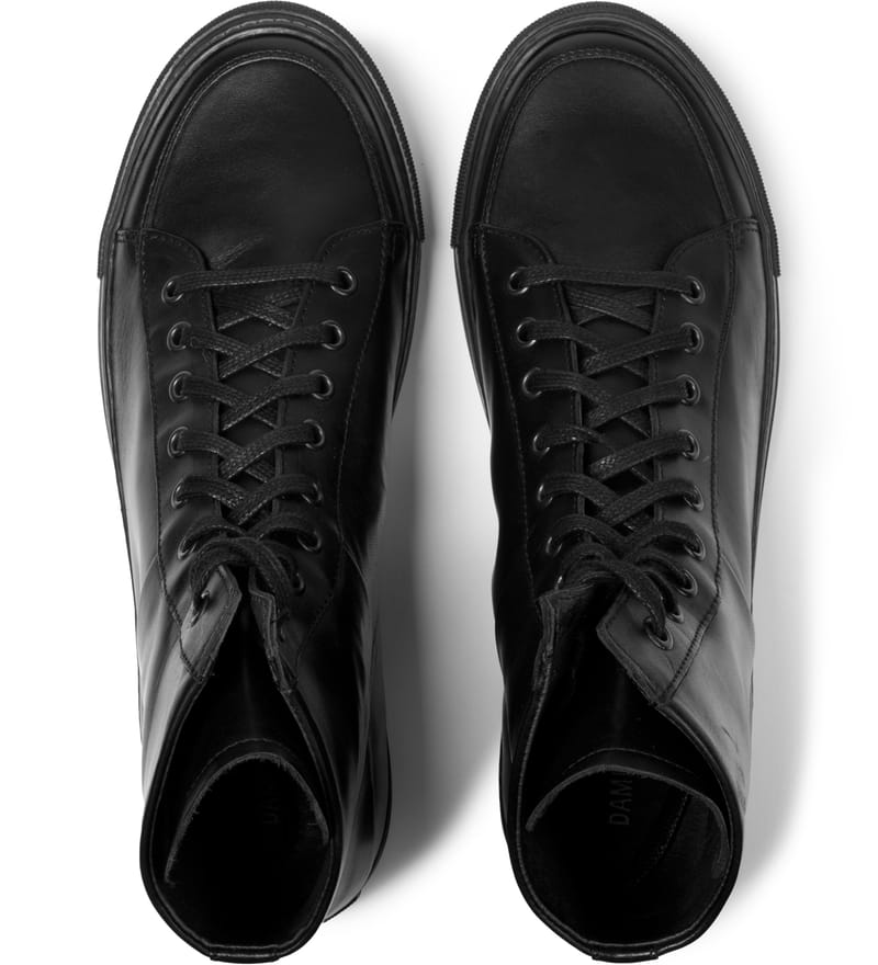 SILENT DAMIR DOMA - Black Silas High Top Sneakers | HBX