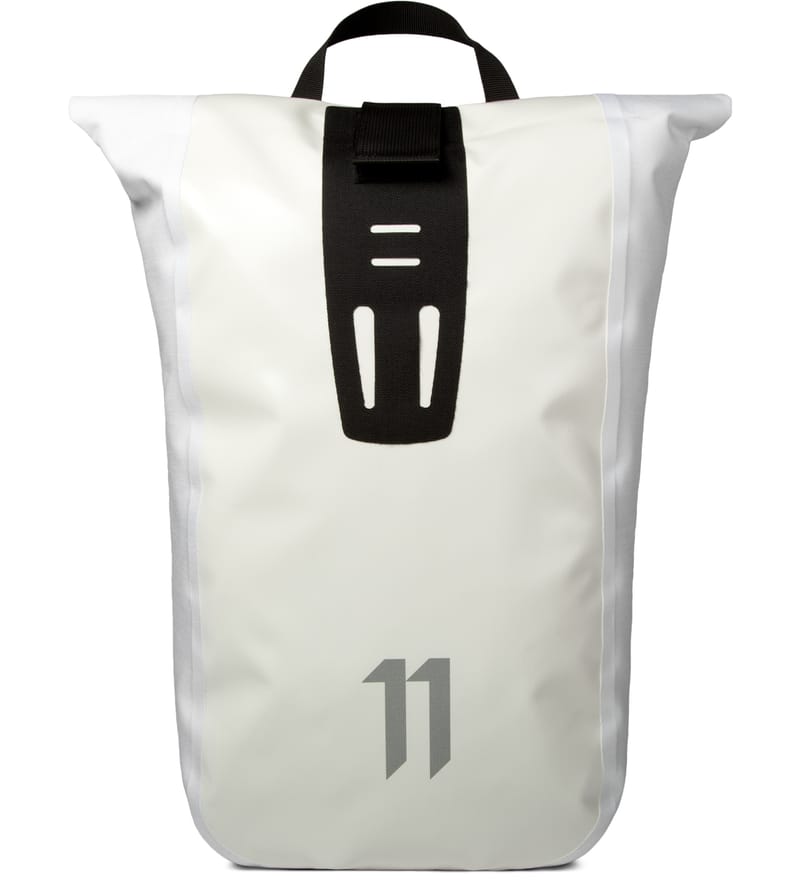 11 By Boris Bidjan Saberi - White Velocity Backpack | HBX