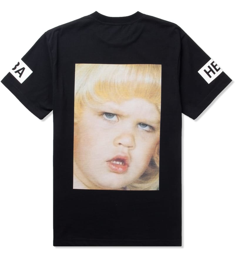 【BAON】 [unisex] Chener Print Hood Tee Blues Hog Saucey Jars T-Shirt