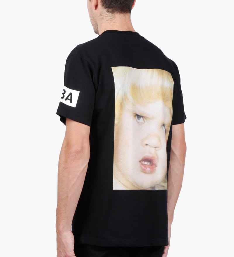 【BAON】 [unisex] Chener Print Hood Tee Hood By Air. - Black/Black Glossy 69 T-Shirt | HBX