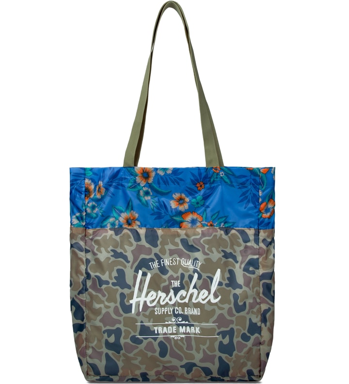 Herschel Supply Co. Duck Camo/Paradise Packable Travel Tote HBX