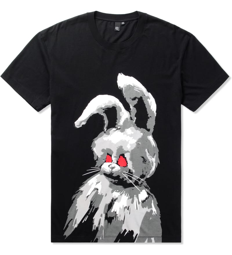 McQ Alexander McQueen - Thunder Black Angry Bunny Dropped Shoulder