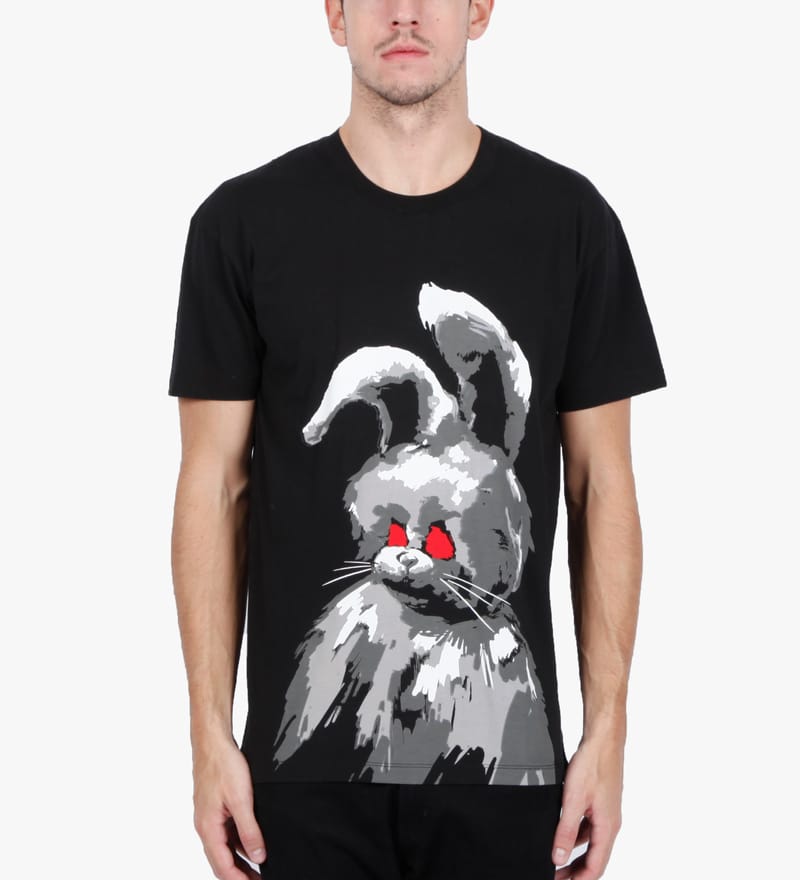 McQ Alexander McQueen - Thunder Black Angry Bunny Dropped Shoulder