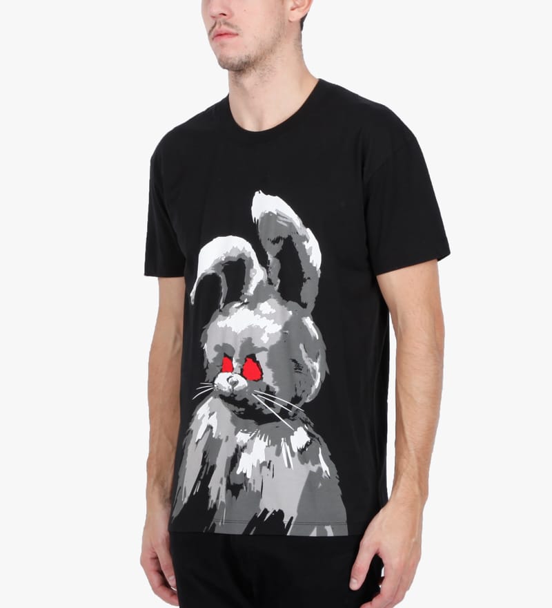 McQ Alexander McQueen - Thunder Black Angry Bunny Dropped Shoulder