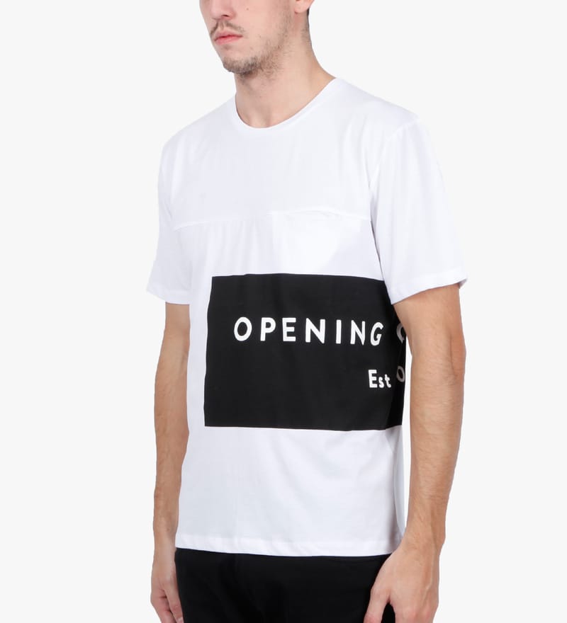 Opening Ceremony - White OC Label Logo T-Shirt | HBX