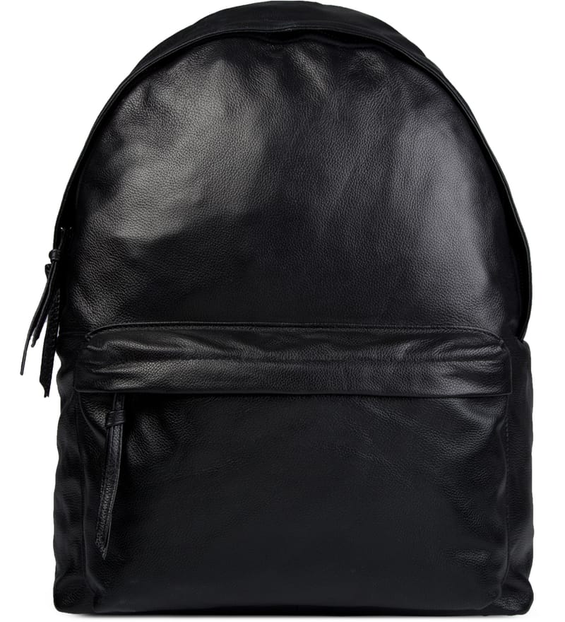 STAMPD レザー バックパック ブラック Stampd - Black Leather Backpack | HBX