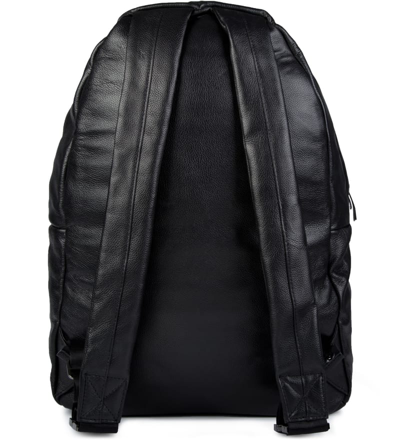 STAMPD レザー バックパック ブラック Stampd - Black Leather Backpack | HBX