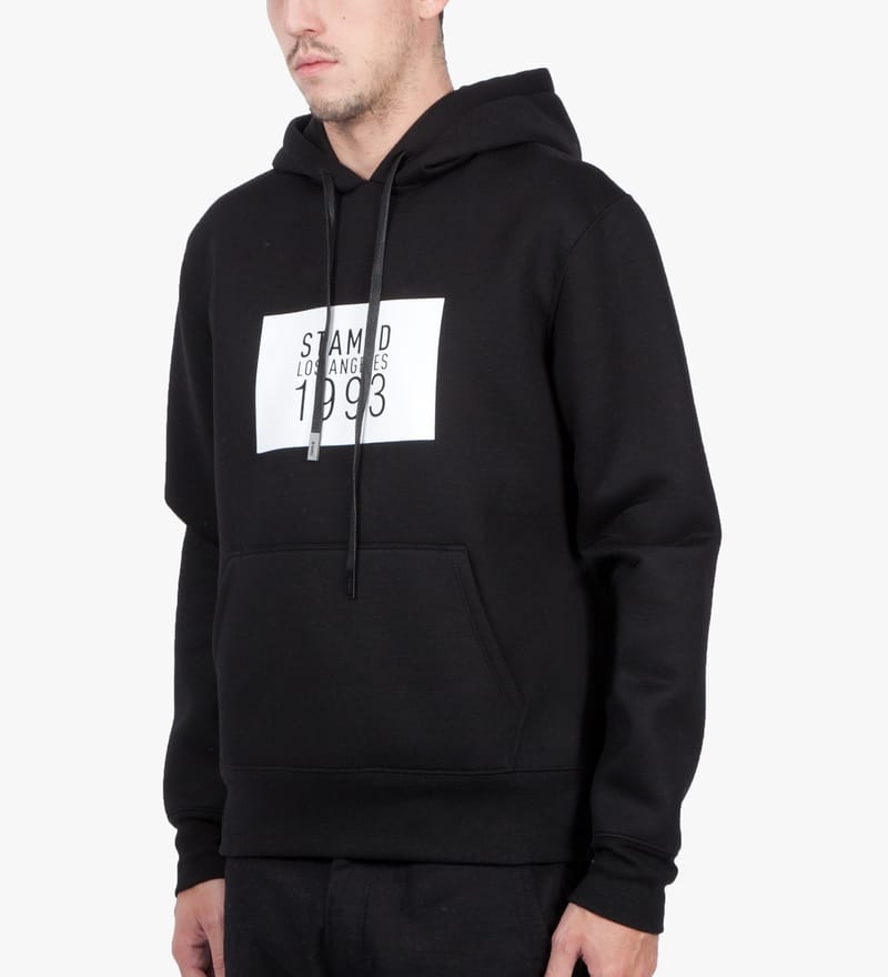 【STAMPD】STACKED LOGO NEOPRENE BLEND HOODIE Stampd Stacked Logo Neoprene Blend Hoody Stampd