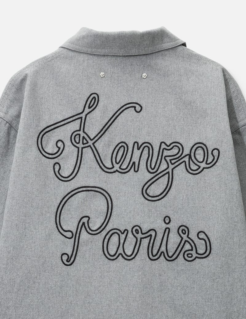 Kenzo - 'Kenzo Paris Chainstitch' Embroidered Workwear