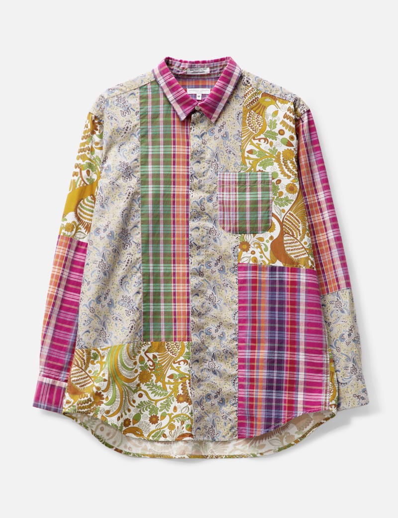 Engineered Garments - Combo Short Collar Shirt | HBX - Globally