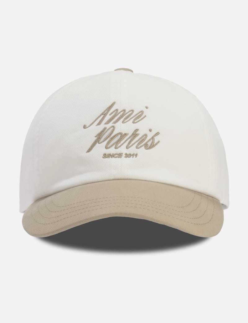 Ami - Red Ami De Coeur Embroidery Cap | HBX