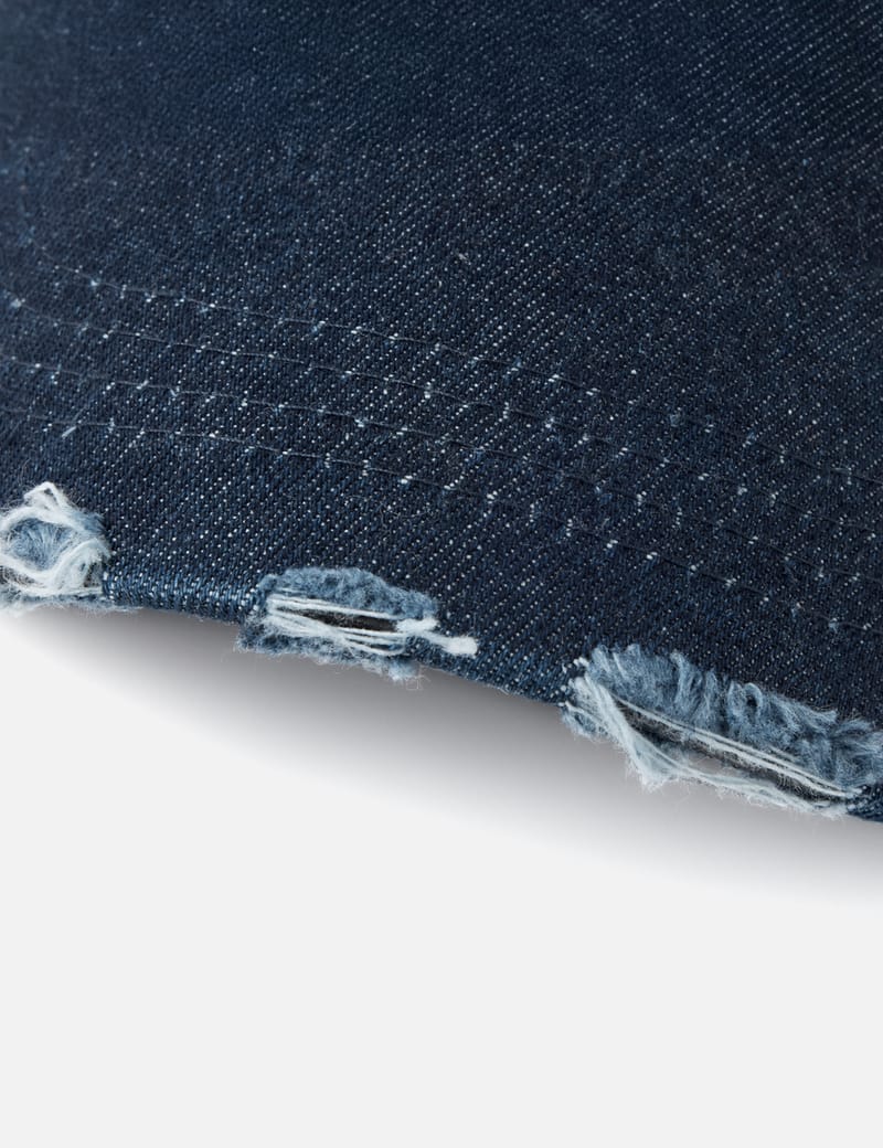 DEINET YEONJUN GGUM X DEINET Ball Cap - Distressed denim 6-panel