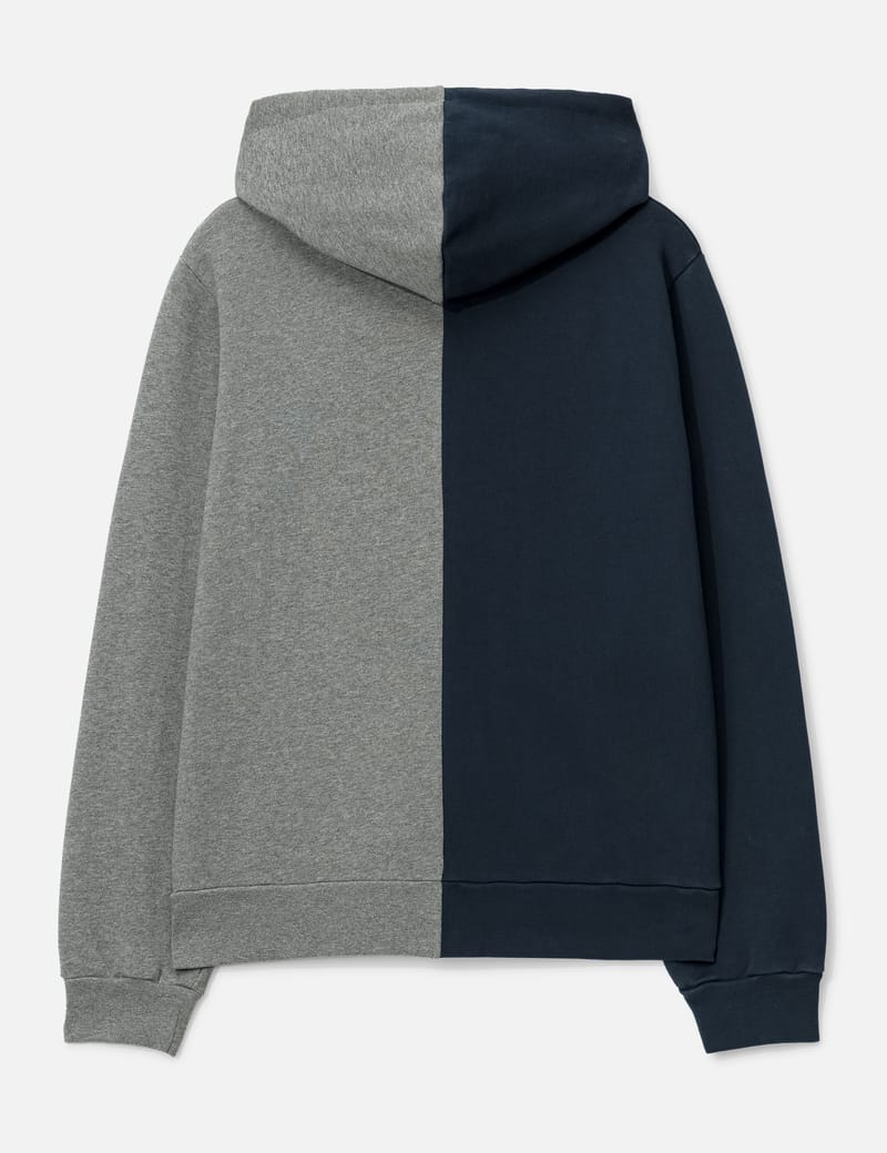 A.P.C. A.P.C. x Marc Jacobs Split Crest Zip-up Hoodie - Two-tone