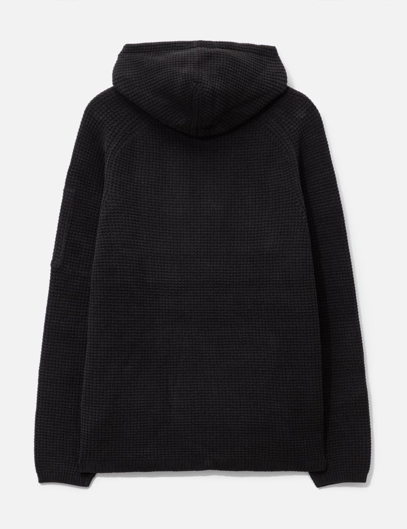 C.P. Company - Cotton Chenille Hooded Waffle Knit | HBX