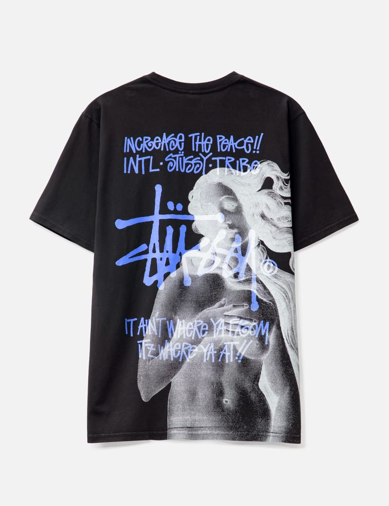 ★送料・関税込★Stussy★IST VENUS PIGMENT DYED TEE★ New Stussy 1st Venus Pigment Dyed Tee T-Shirt Black Size XL