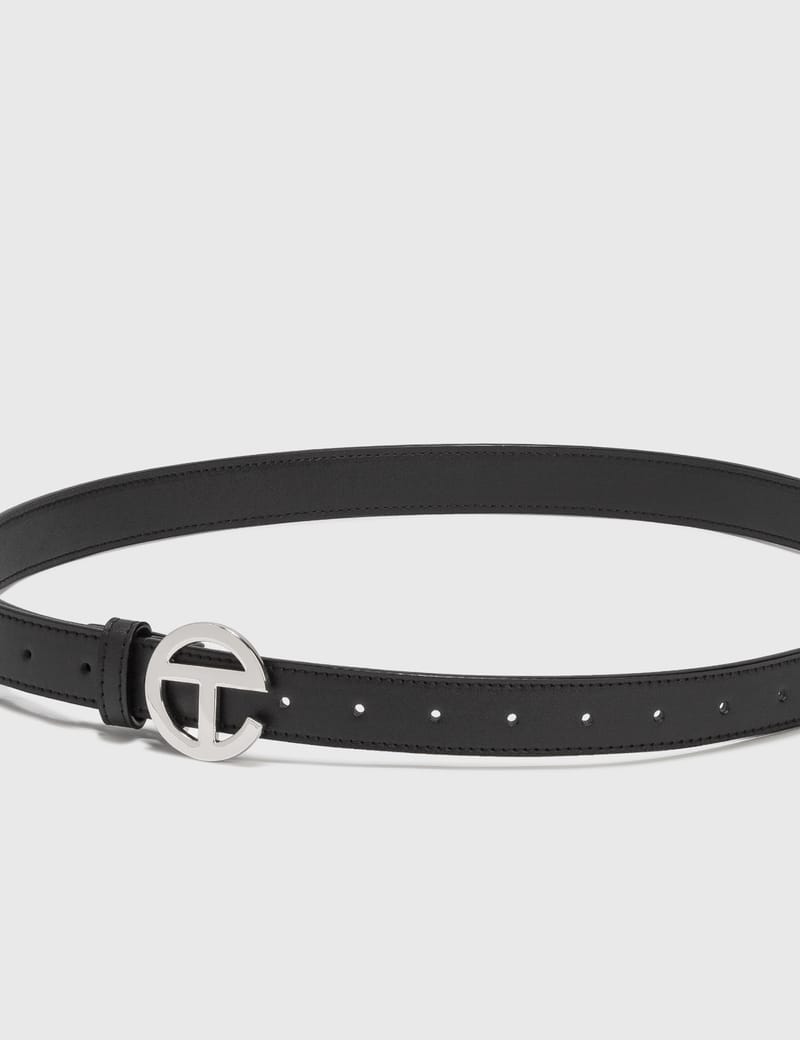 【日本未入荷】Telfar Logo Belt Silver ロゴベルト UNISEX Logo Belt - Silver/Oxblood
